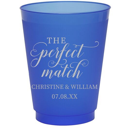 The Perfect Match Colored Shatterproof Cups